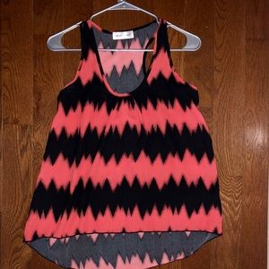 Women Love Crazy medium high/low racerback tanktop